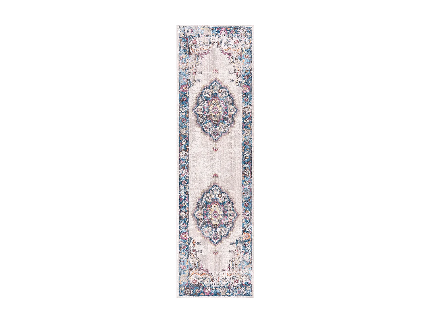 Tapis Gris/Bleu 69 X 244 cm - Malani