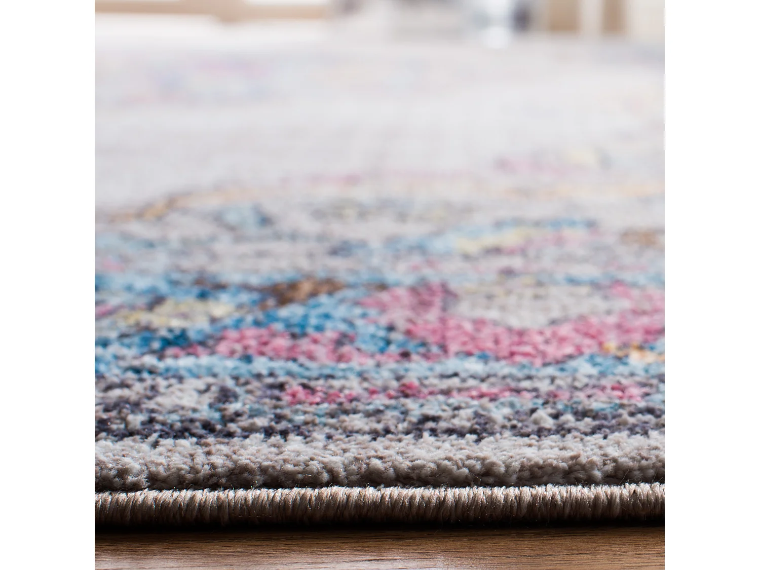 Tapis Gris/Bleu 69 X 244 cm - Malani