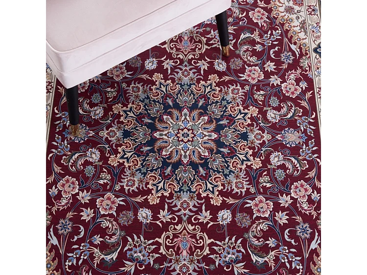 Tapis Rouge/Bleu Marine 91 X 152 cm - Serenade