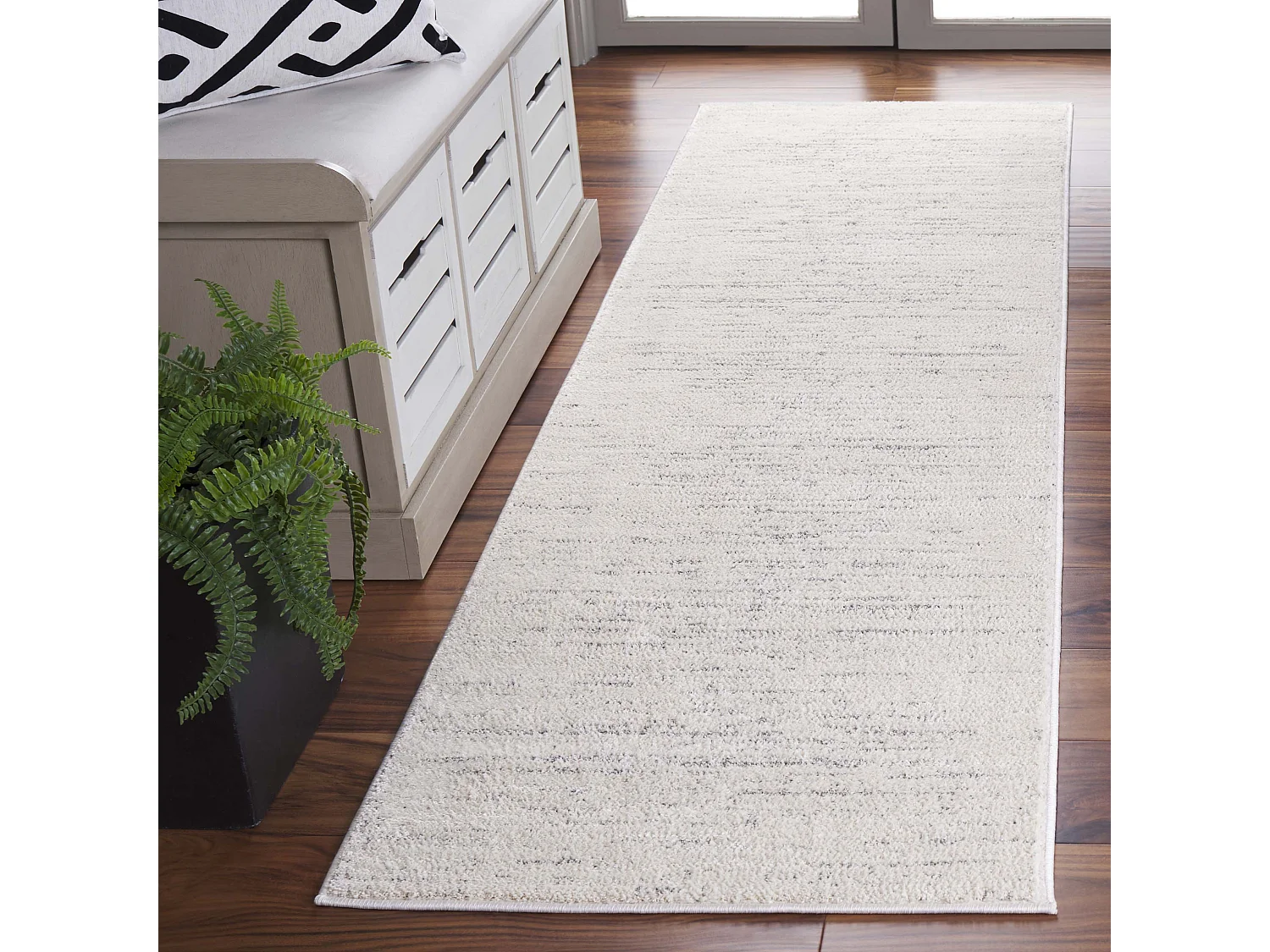Tapis Ivoire/Gris 66 X 244 cm - Chester