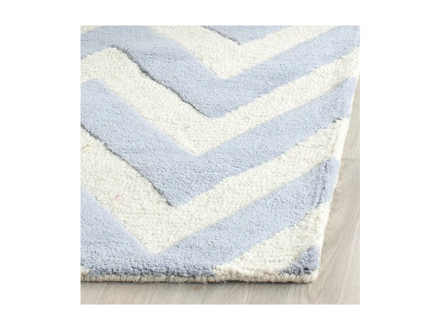 Tapis Bleu/Neutre 76 X 244 cm - Stella