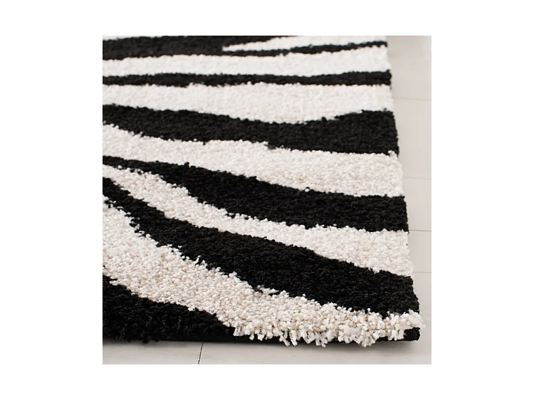 Tapis Neutre/Noir 236 x 305 cm - Nottington