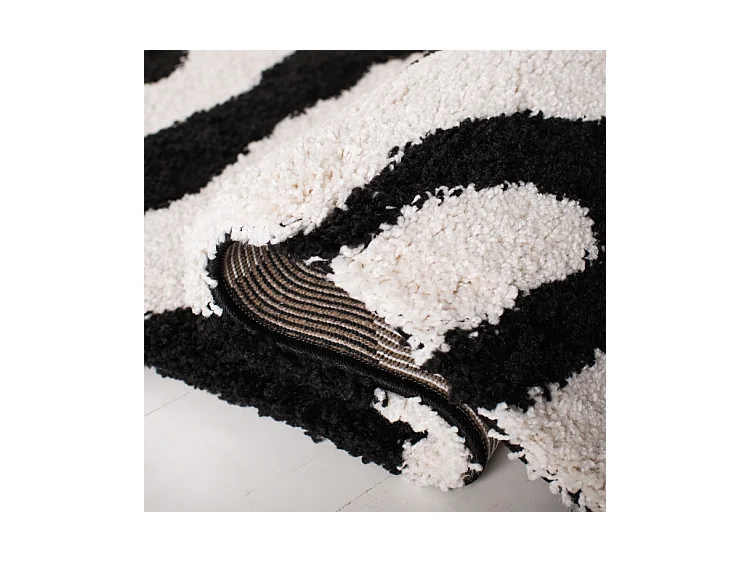 Tapis Neutre/Noir 236 x 305 cm - Nottington