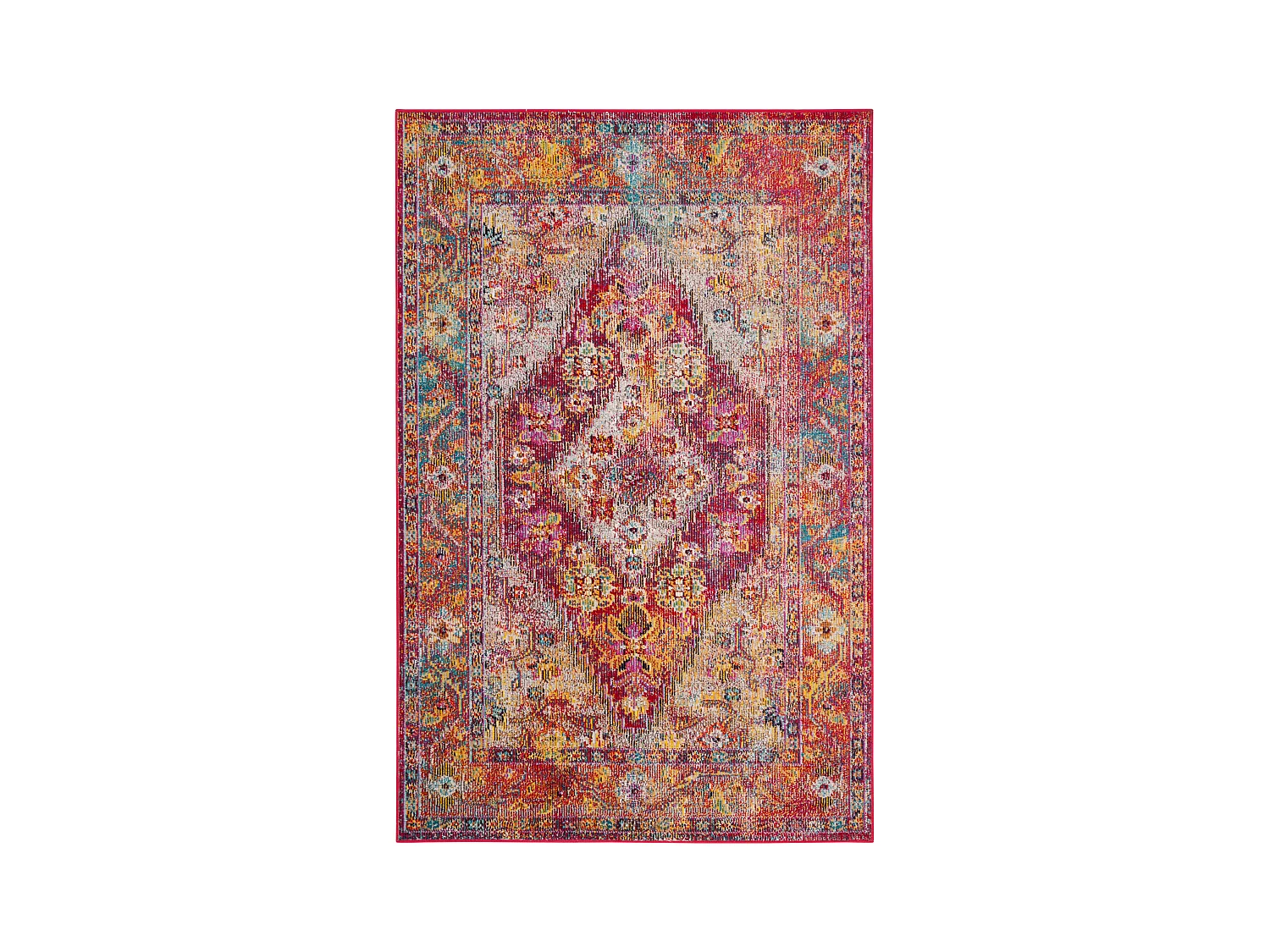 Tapis Bleu/Rose 91 X 152 cm - Daevon