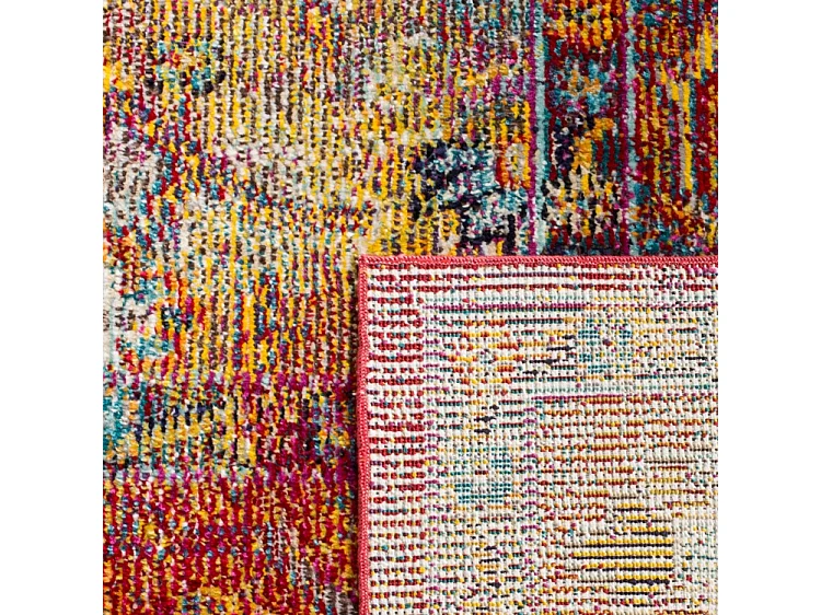 Tapis Bleu/Rose 91 X 152 cm - Daevon