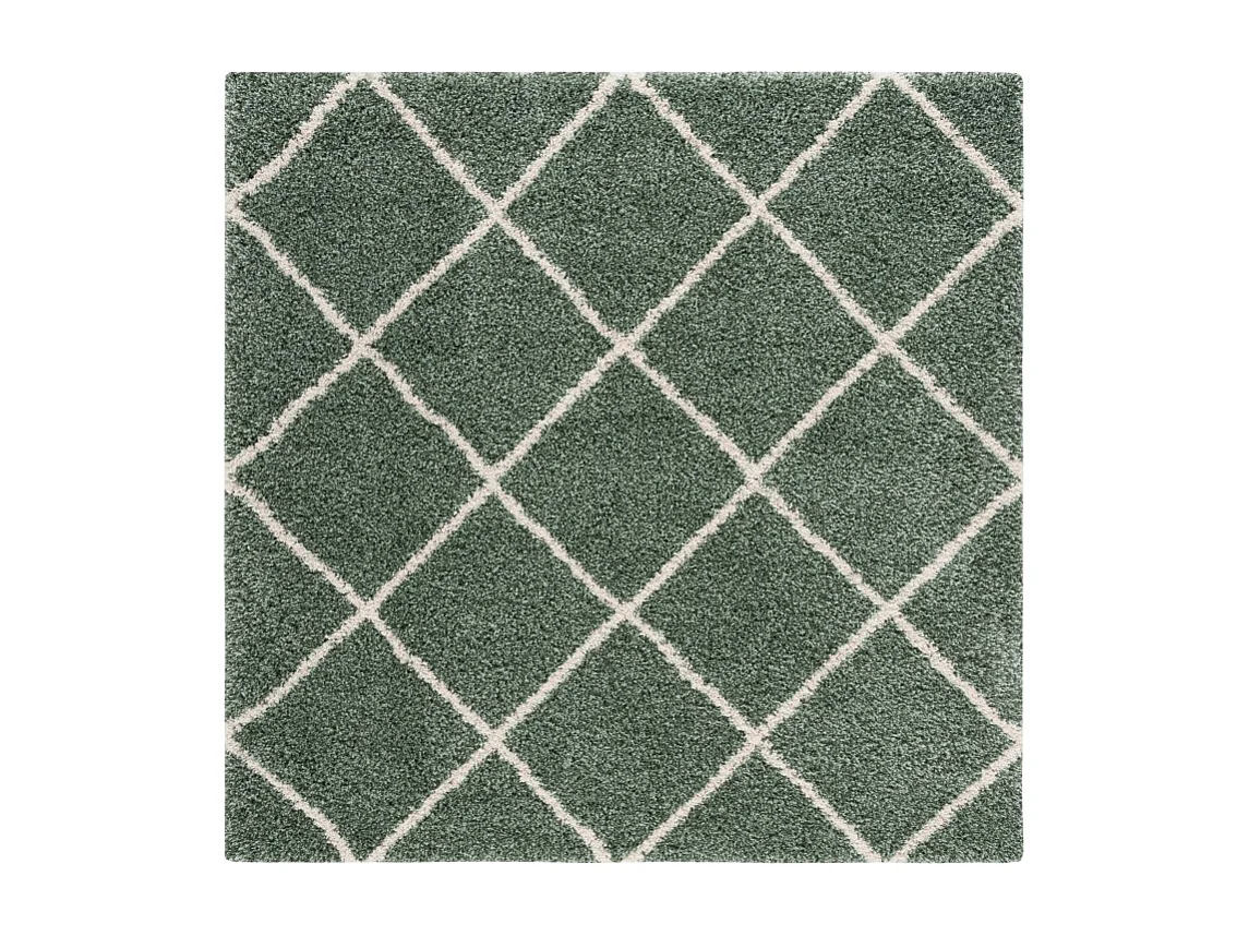 Tapis Vert/Ivoire 213 X 213 cm - Myla
