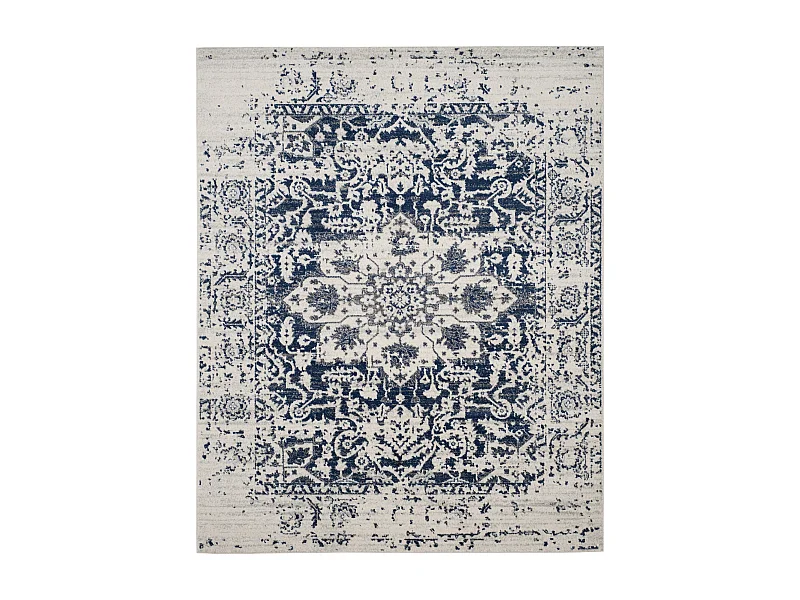 Tapis Neutre/Bleu Marine 235 x 305 cm - Merryl