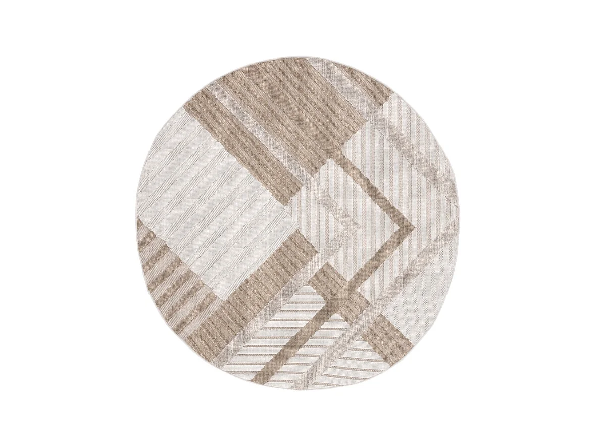 Tapis Beige/Beige Clair 201 X 201 cm - Pax