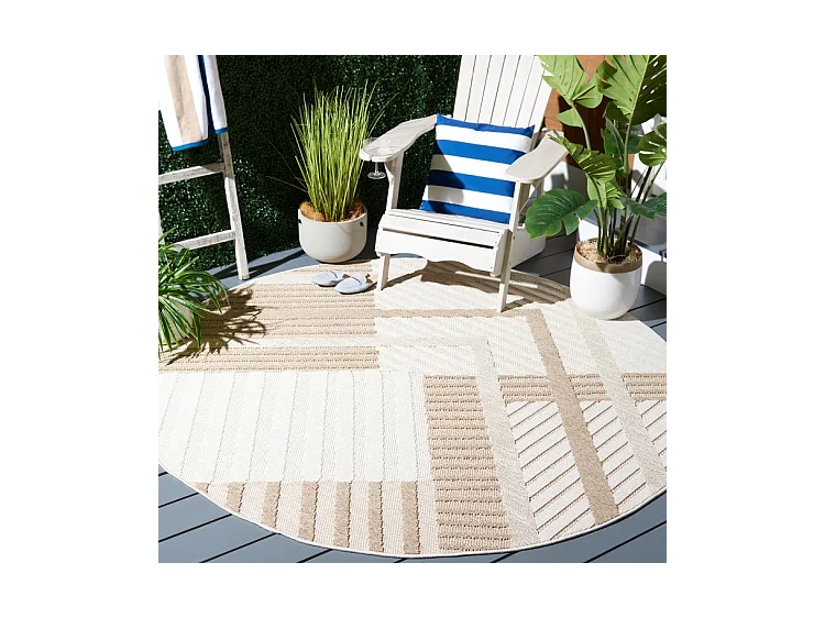 Tapis Beige/Beige Clair 201 X 201 cm - Pax