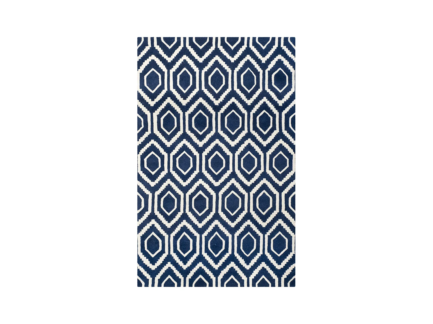 Tapis Bleu Marine/Neutre 152 X 244 cm - Essex