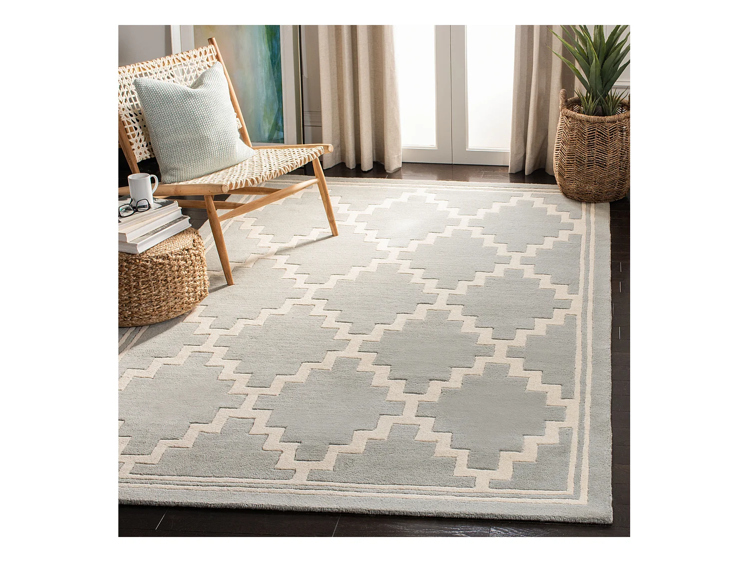 Tapis Gris/Neutre 122 X 183 cm - Langley