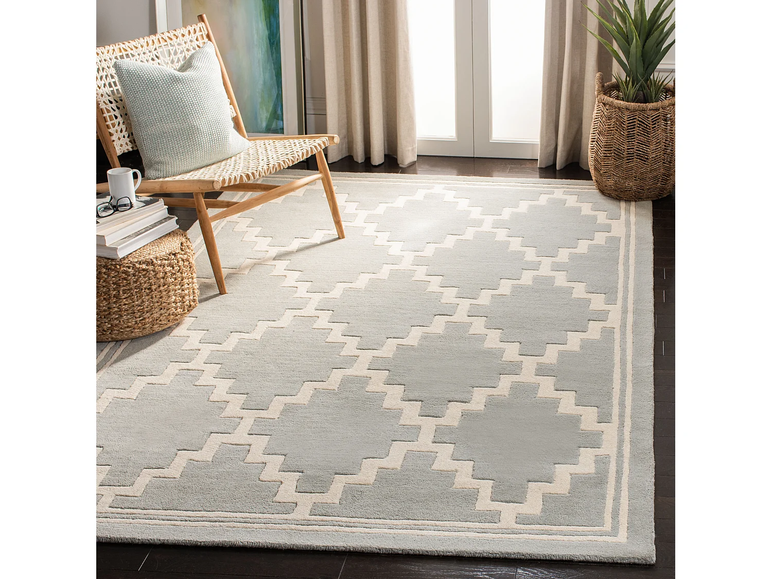 Tapis Gris/Neutre 122 X 183 cm - Langley