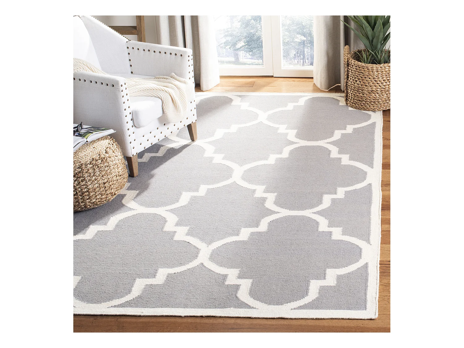 Tapis Gris/Neutre 152 X 244 cm - Nadia