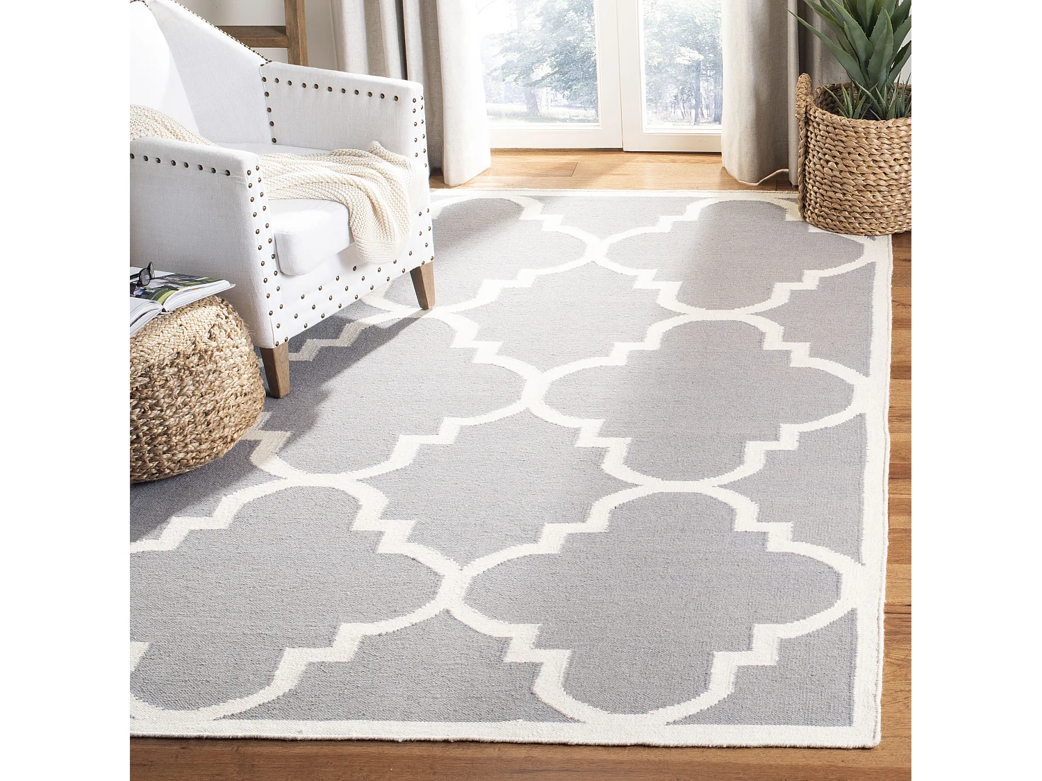 Tapis Gris/Neutre 152 X 244 cm - Nadia