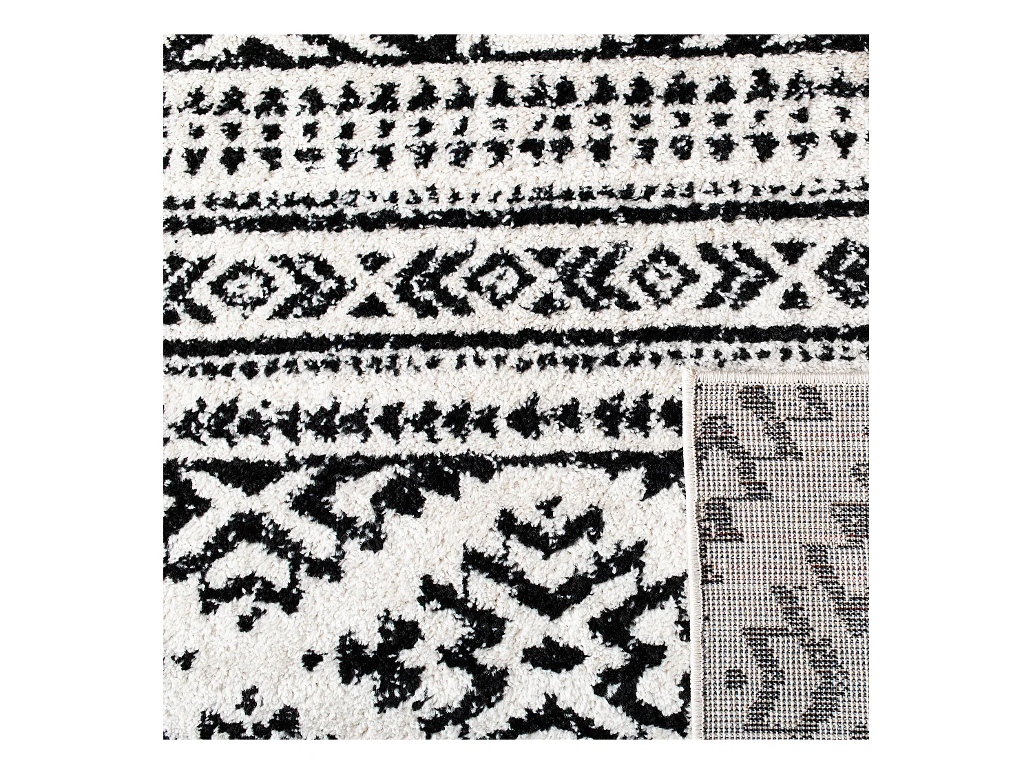 Tapis Neutre/Noir 183 X 274 cm - Hope