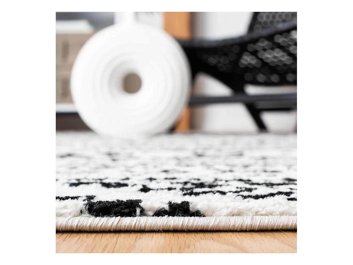 Tapis Neutre/Noir 183 X 274 cm - Hope