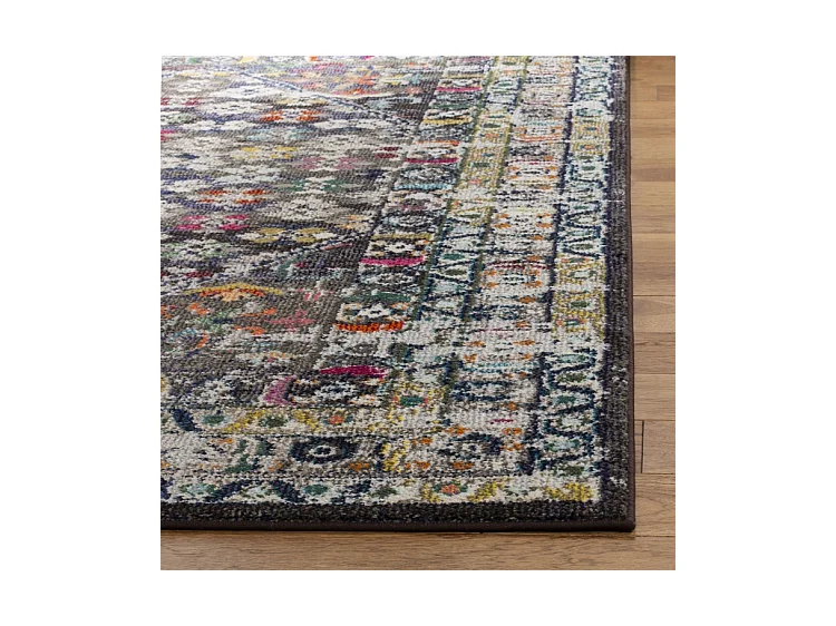 Tapis Marron/Gris 122 X 170 cm - Ryleigh