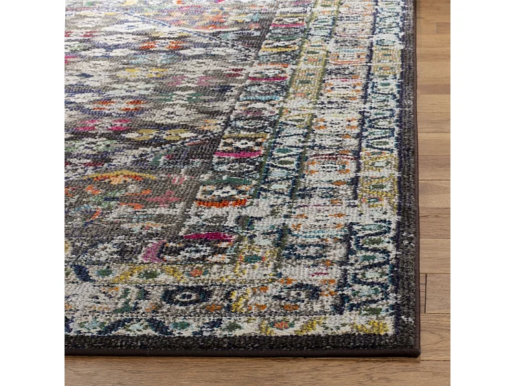 Tapis Marron/Gris 122 X 170 cm - Ryleigh