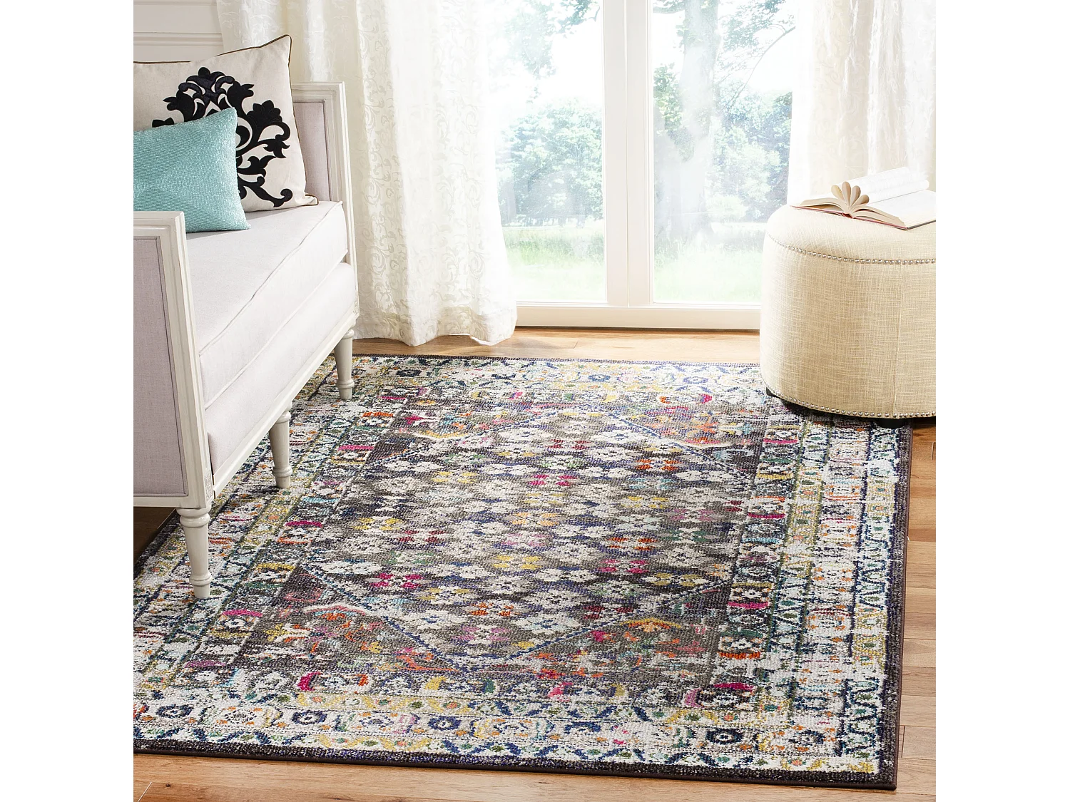 Tapis Marron/Gris 122 X 170 cm - Ryleigh