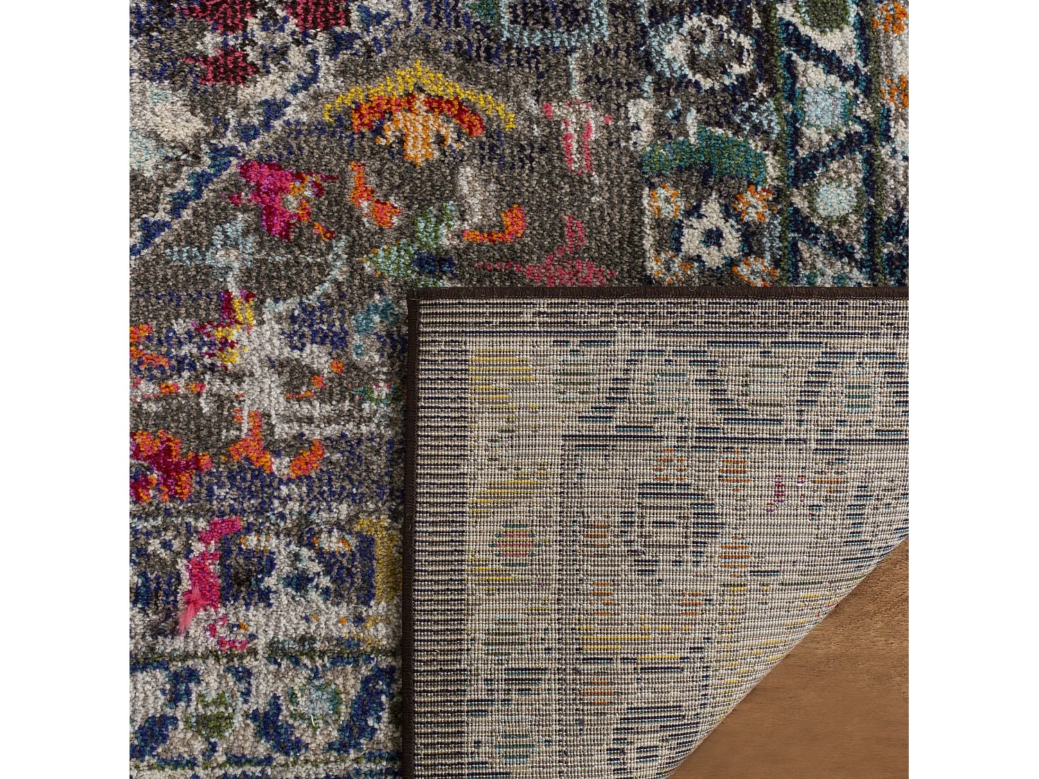 Tapis Marron/Gris 122 X 170 cm - Ryleigh