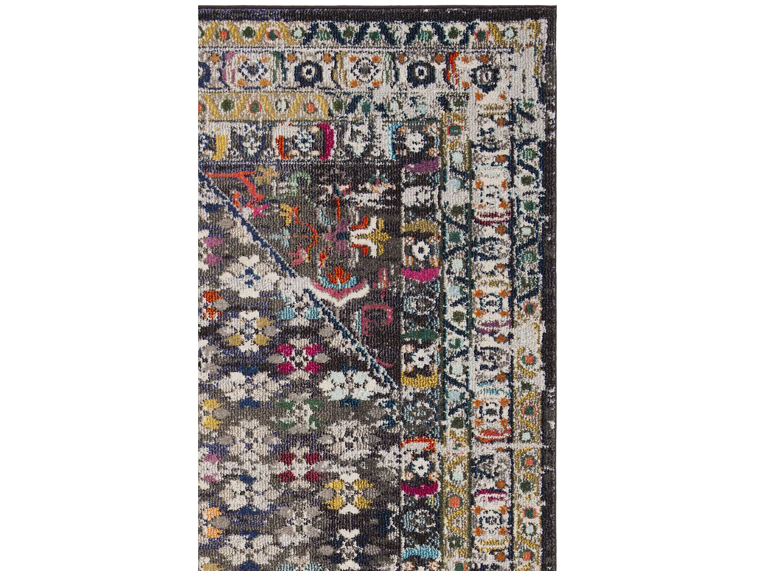 Tapis Marron/Gris 122 X 170 cm - Ryleigh