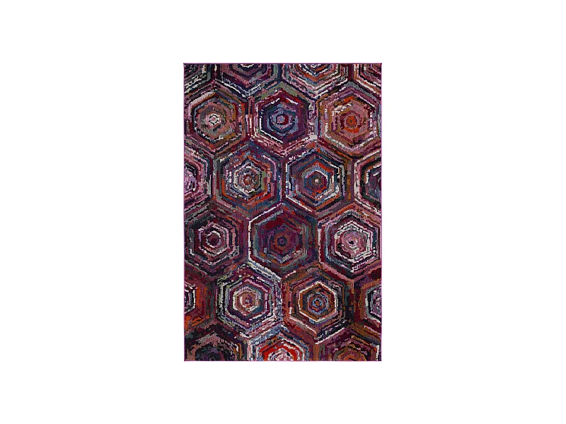 Tapis Rose/Multicolore 155 X 231 cm - Mattia