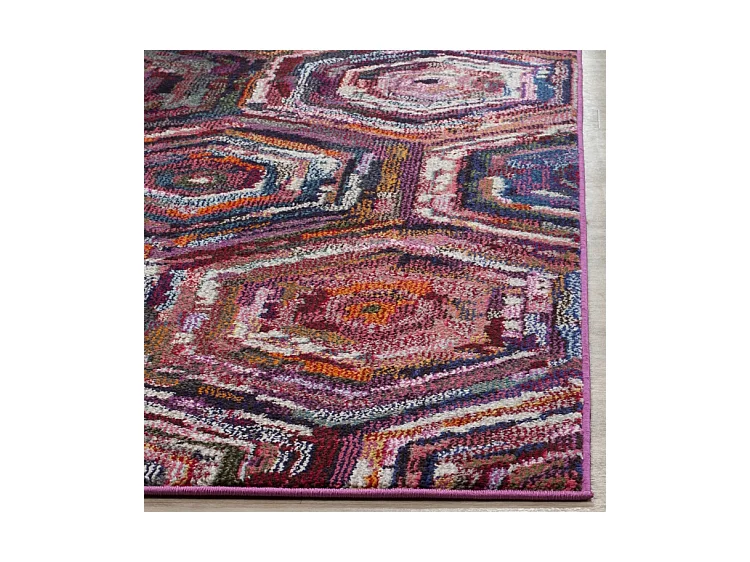 Tapis Rose/Multicolore 155 X 231 cm - Mattia