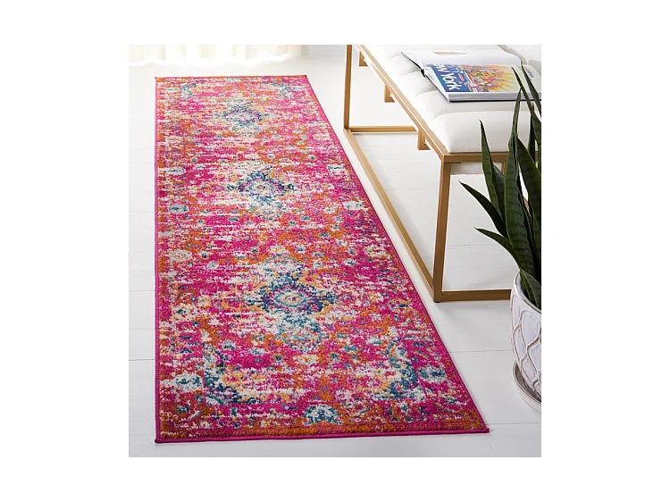 Tapis Fuchsia/Or 69 X 244 cm - Shannon