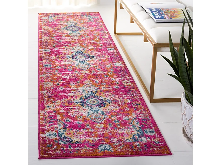 Tapis Fuchsia/Or 69 X 244 cm - Shannon