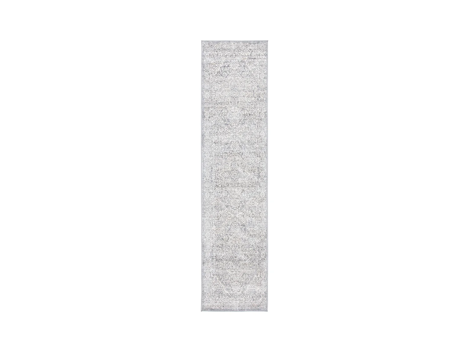 Tapis Gris clair/Ivoire 61 X 183 cm - Melany