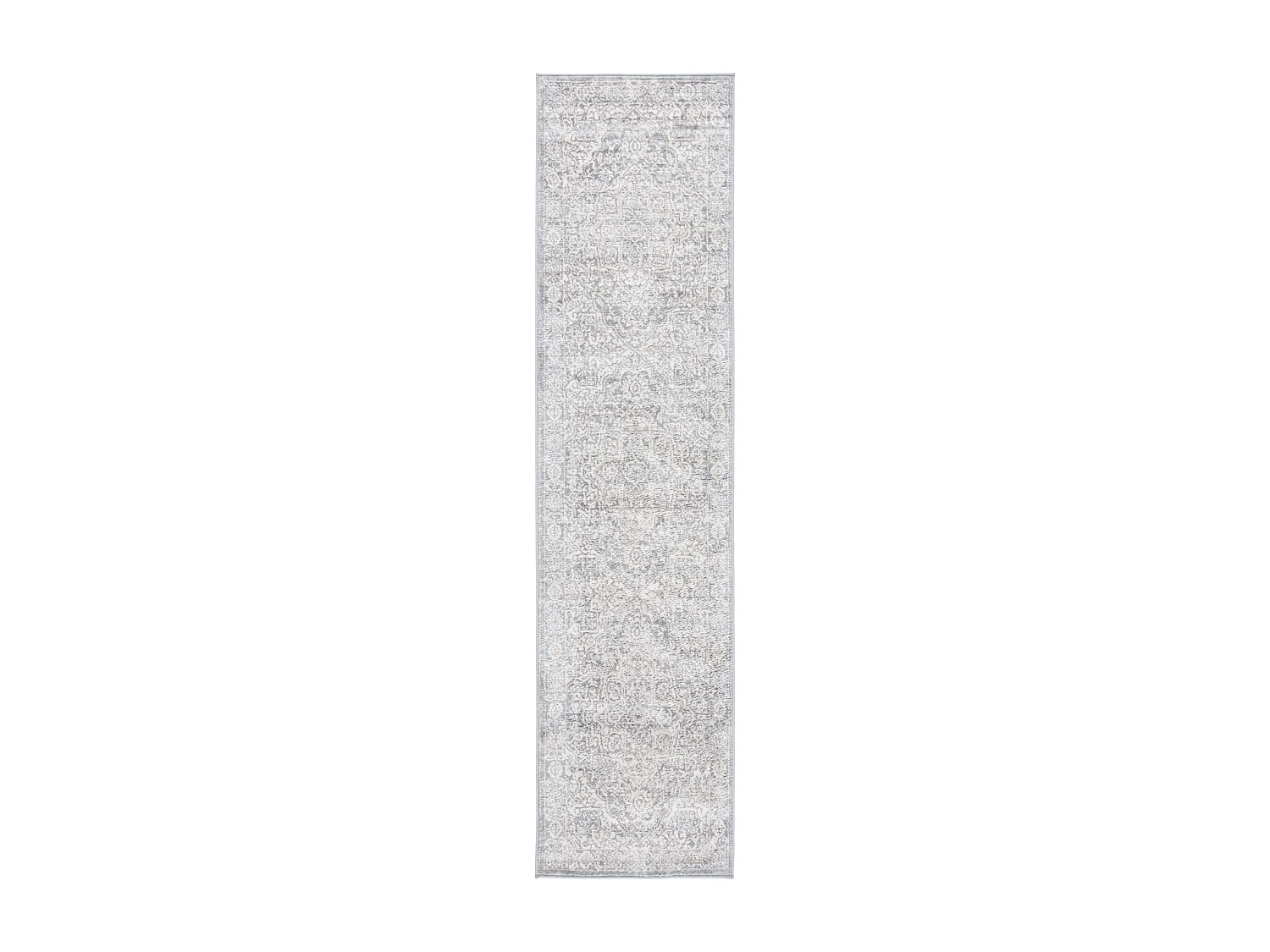 Tapis Gris clair/Ivoire 61 X 183 cm - Melany