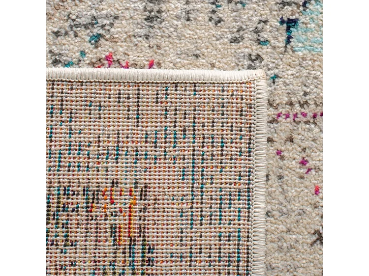 Tapis Gris/Or 152 X 152 cm - Malaya