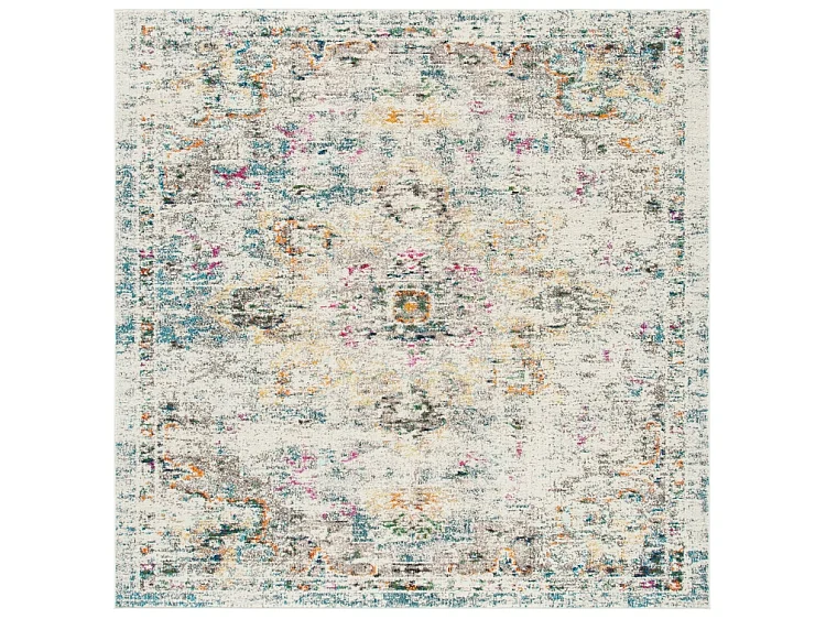 Tapis Gris/Or 152 X 152 cm - Malaya