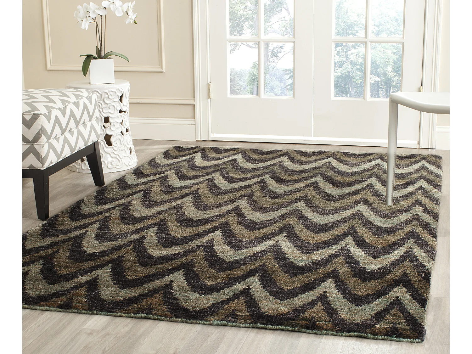 Tapis Bleu/Gris 122 X 183 cm - Schiller