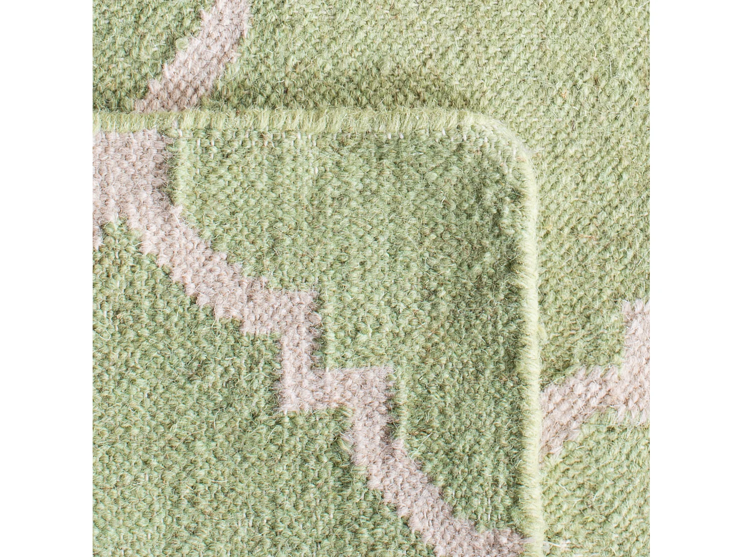 Tapis Vert/Neutre 91 X 152 cm - Calla