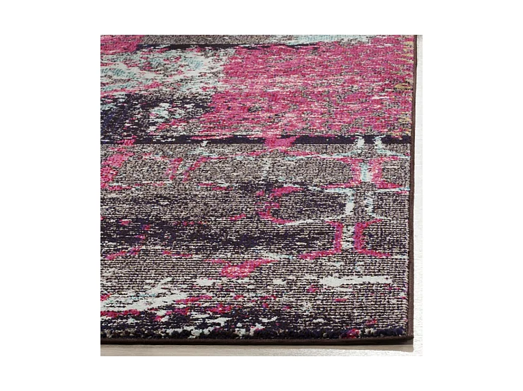Tapis Rose/Multicolore 122 X 170 cm - Aziel