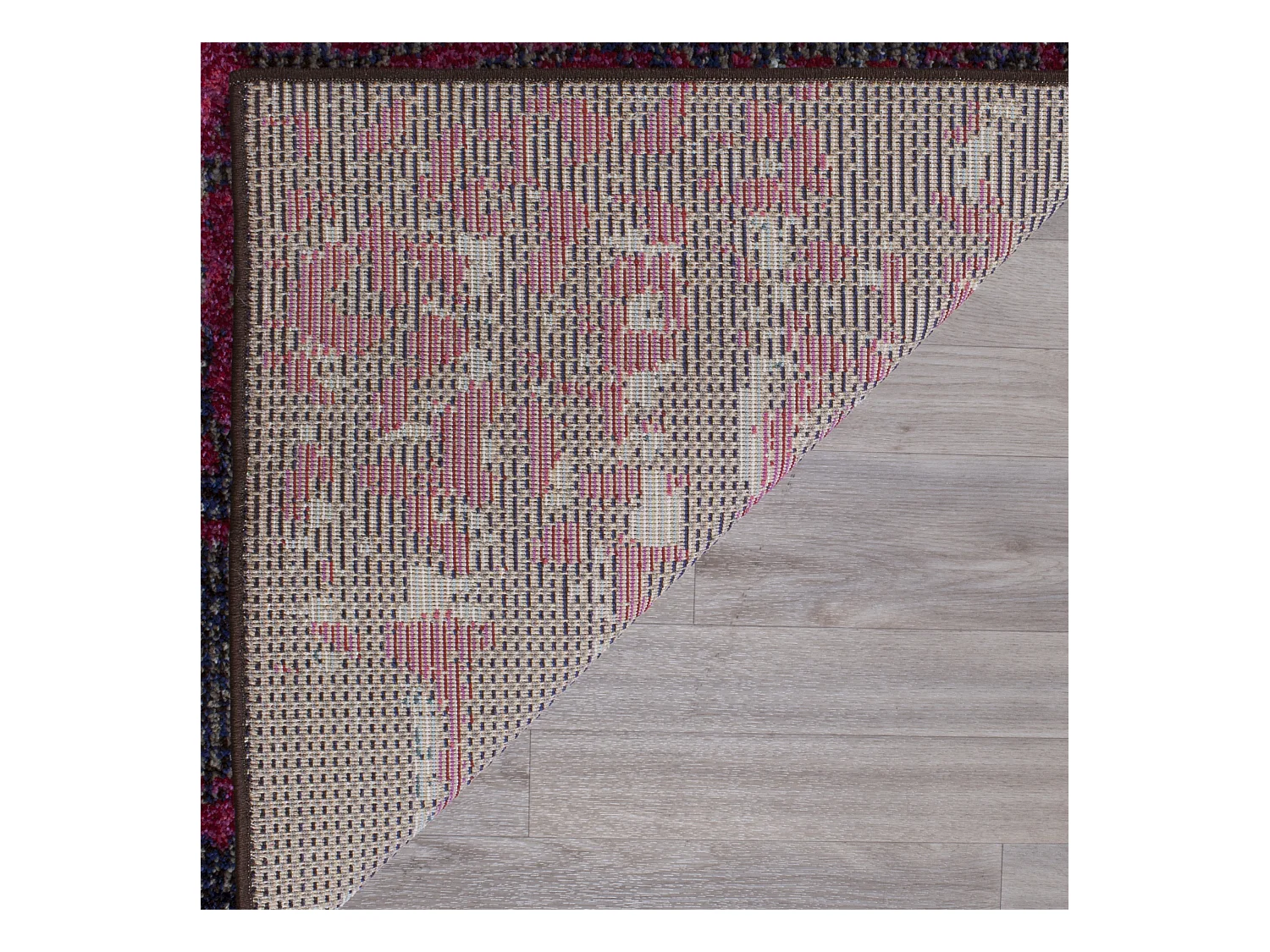 Tapis Rose/Multicolore 122 X 170 cm - Aziel