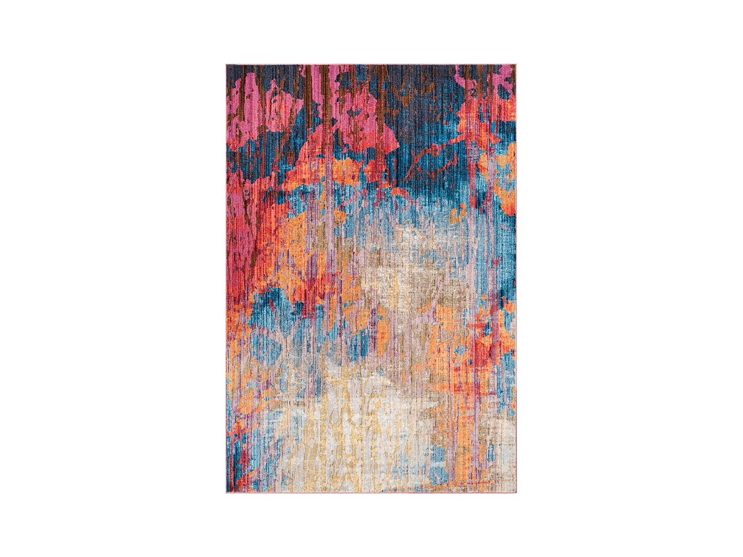 Tapis Bleu/Rouge 122 X 183 cm - Canan