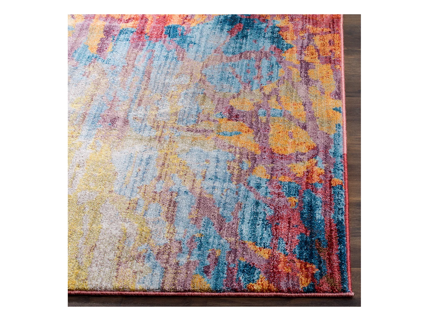 Tapis Bleu/Rouge 122 X 183 cm - Canan