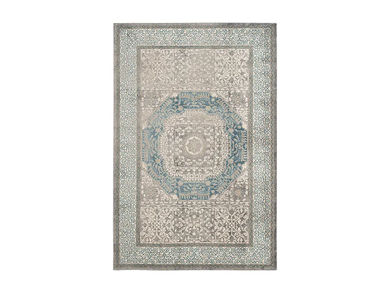 Tapis Gris/Bleu 201 X 279 cm - Kameni