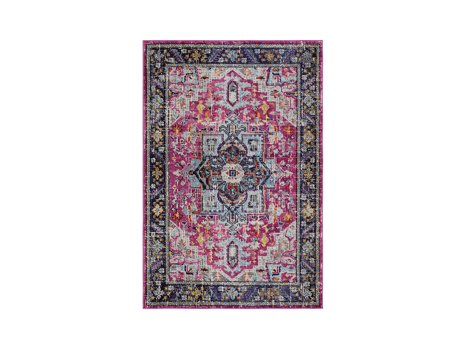 Tapis Rose/Gris 155 X 231 cm - María