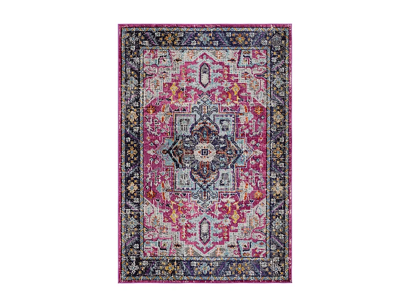 Tapis Rose/Gris 155 X 231 cm - María