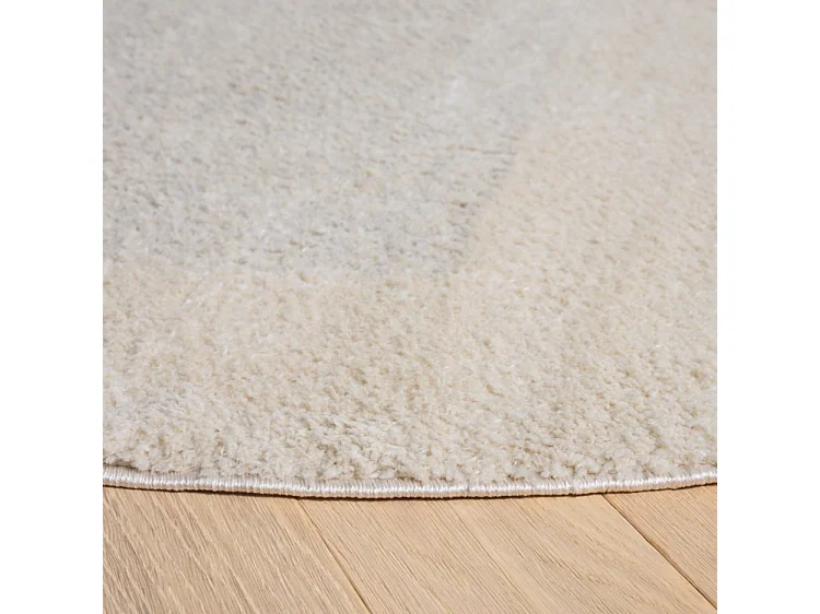 Tapis Ivoire/Gris 122 X 122 cm - Brezlyn