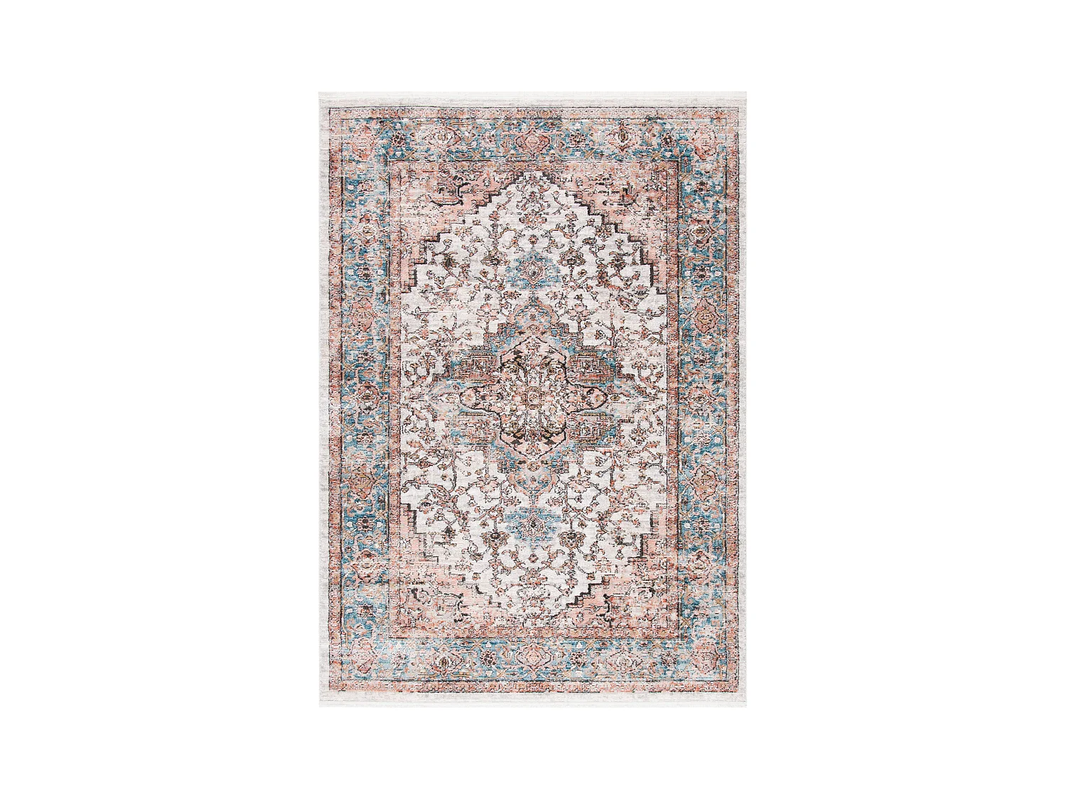 Tapis Gris/Bleu 122 X 183 cm - Selah