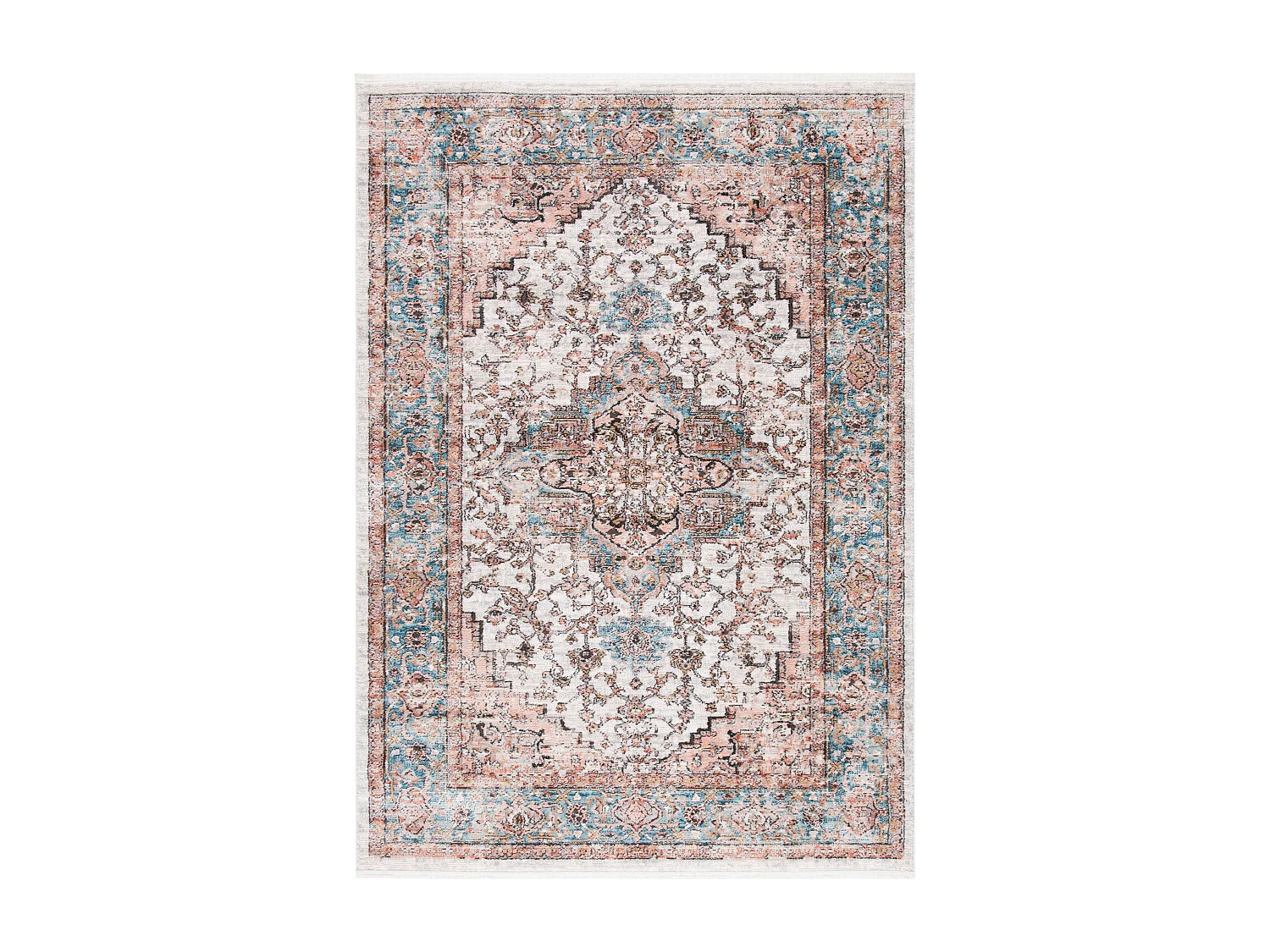 Tapis Gris/Bleu 122 X 183 cm - Selah