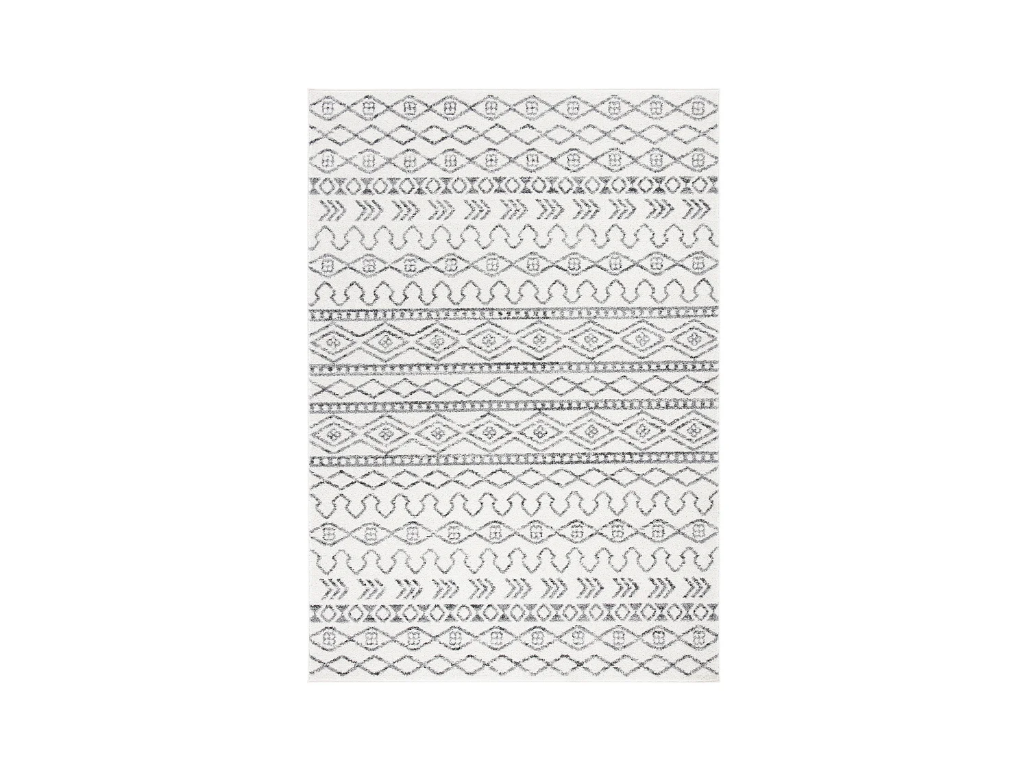 Tapis Blanc 165 X 231 cm - Marine