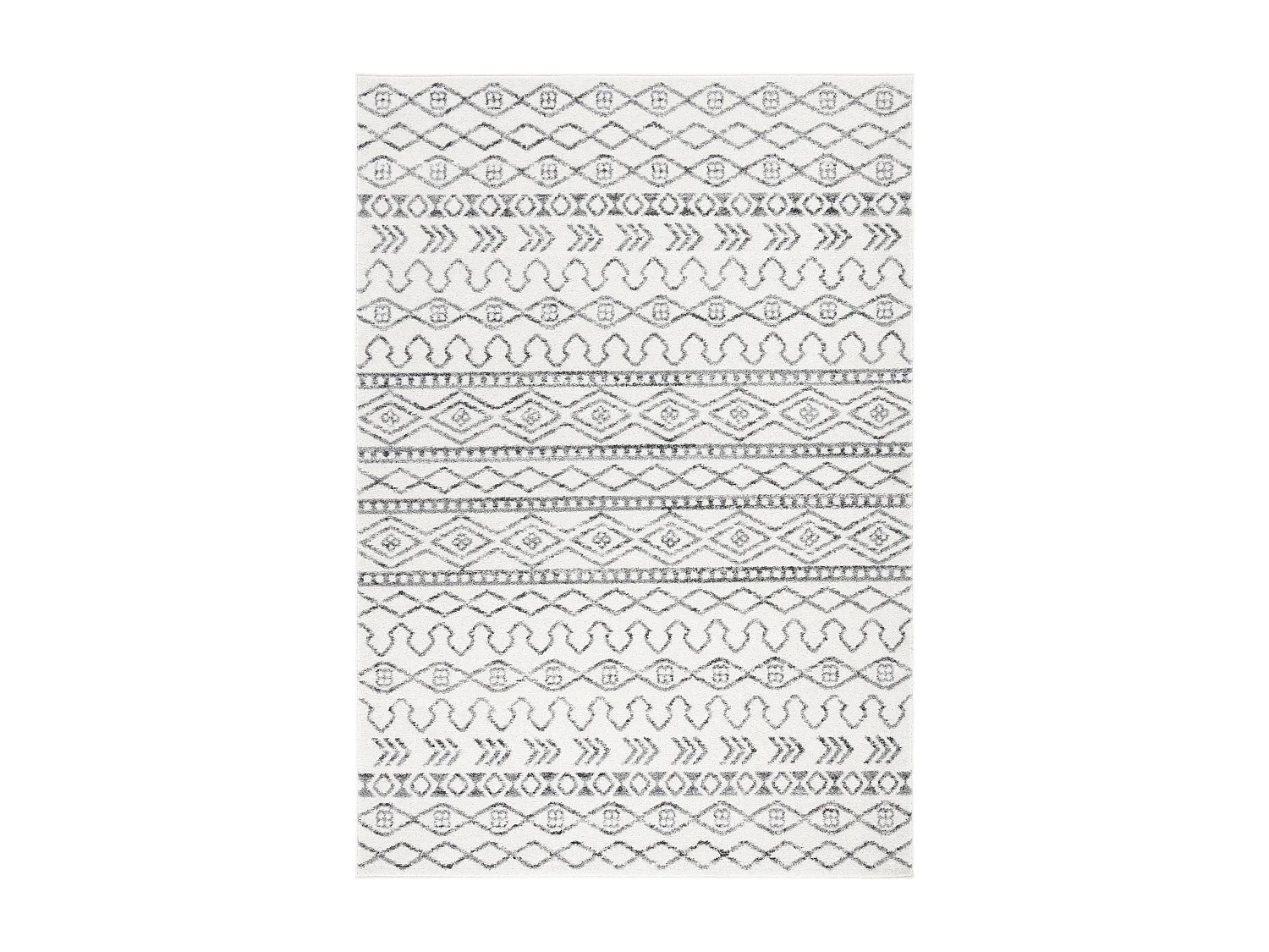 Tapis Blanc 165 X 231 cm - Marine