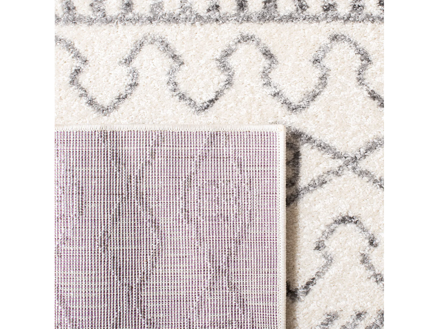 Tapis Blanc 165 X 231 cm - Marine