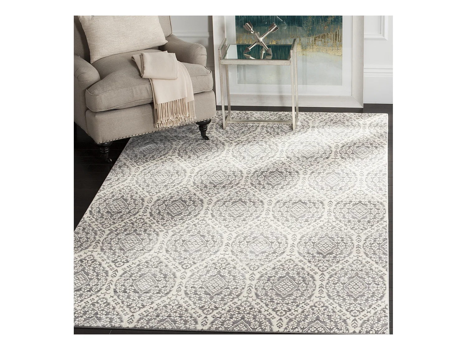 Tapis Rose/Neutre 122 X 183 cm - Marlon