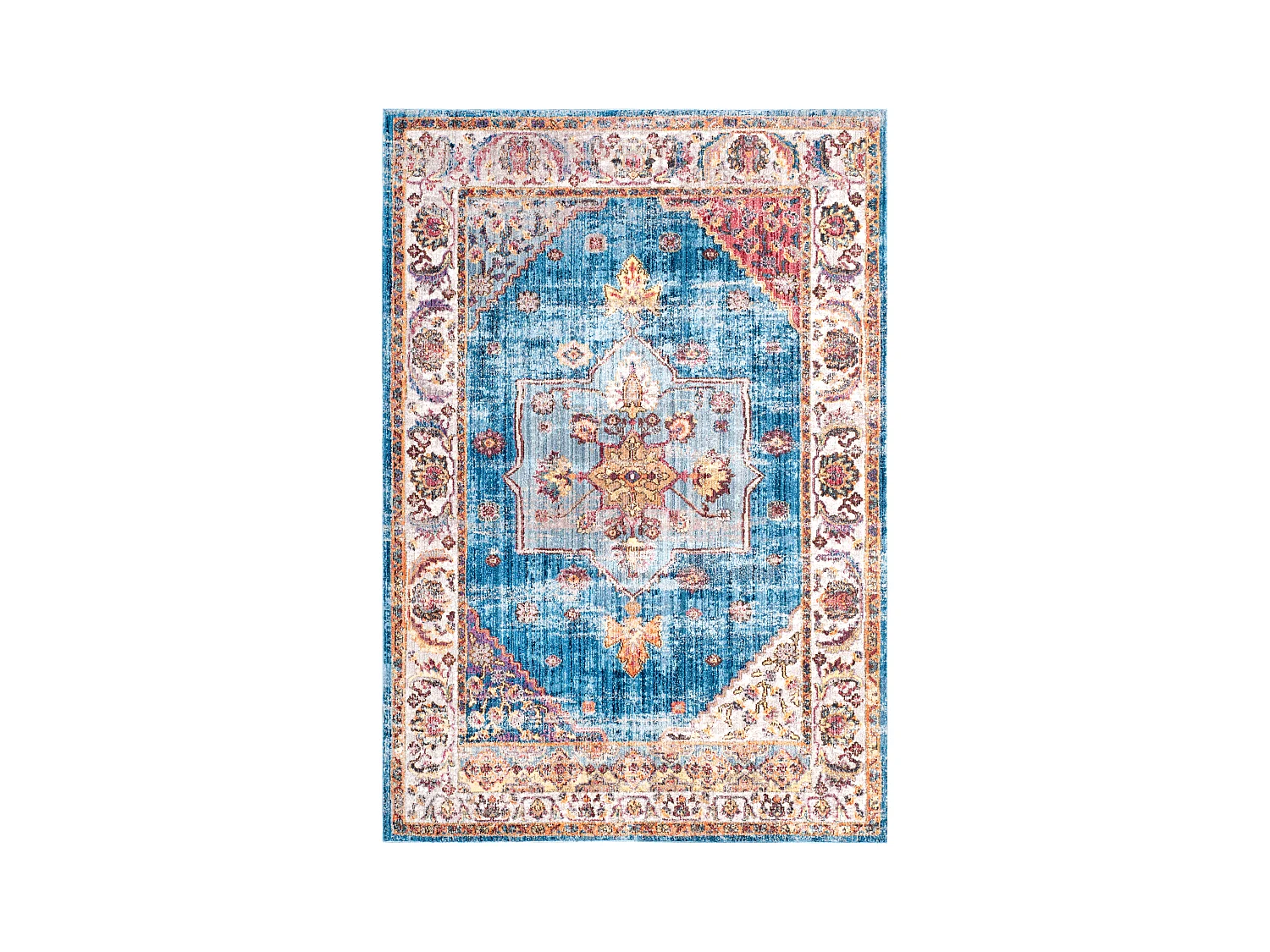 Tapis Bleu/Neutre 155 X 229 cm - Taavi